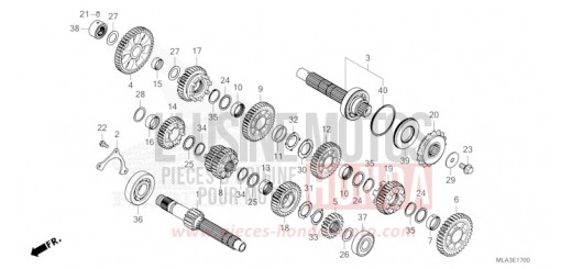 BOITE DE VITESSES (CMX1100A/A2) CMX1100AN de 2022